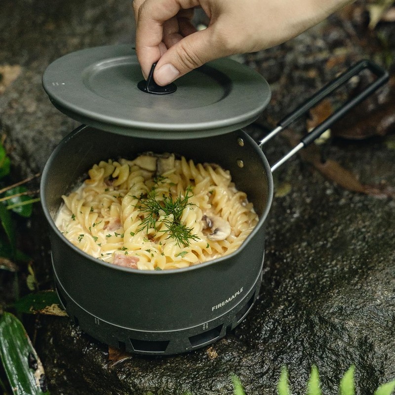 Fire-Maple Camping Pot 0.8L Aluminum Heat Exchanger Ramen Cooker Pot