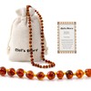 Cici's Story Baltic Natural Amber Necklace, 3 Sizes, 5 Colours,
