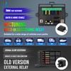 MICTUNING P1s RGB 6 Gang Switch Panel, Multifunction Toggle Momentary