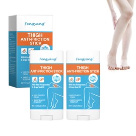 Fengyang® 2 pieces anti-friction stick, anti-friction cream, anti-friction thigh stick, prevents friction of the skin, anti-chafing balm for heel (flat)
