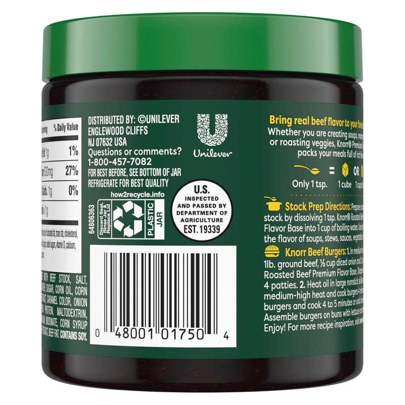 Knorr Premium Flavor Base Roasted Beef Versatile & Easy to