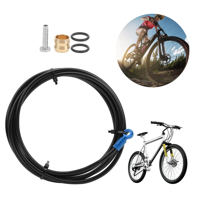 DIY 2M Bicycle Cuttable Hydraulic Disc Brake Tube Hose Cable