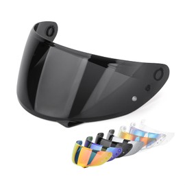 RIDLOG HJ-34P Visor C10 Helmet Visor HJC-C10 Motorcycle Helmet Visor HJ 34P Shield Replacement UV Protection Visor Face Shield for HJ-34P C10 (Black)