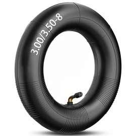 GLDYTIMES 3.50-8 3.00-8 3.50x8 Inner Tube with TR87 Bent Metal Valve stem,Inner tire Fit 8 inch Rim,3.5-8,300-8,350-8 Tire Fit for Wheelbarrow Scooter Lawn Mowers Chopper