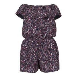 Name It Girls' Nkfvinaya SS Playsuit Fffff Noos, Navy Blazer, 152, Blazer navy