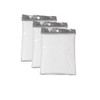 GIDUTEX Disposable Rain Poncho with Hood Pack of 3, White,
