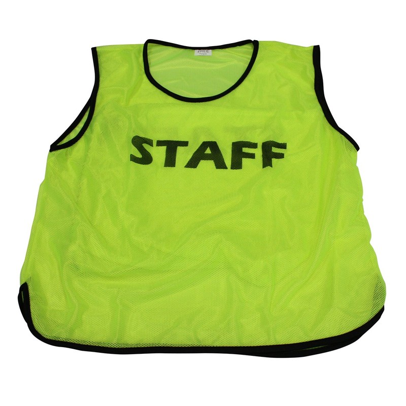 Fungoal "STAFF" Bibs with Front and Back Prints, For Tournament