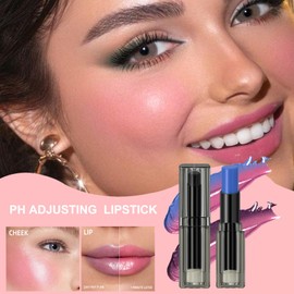 Ph Changing Lipstick, Moisturizing Ph Lip Balm - Portable Waterproof Beauty Accessories Makeup Supplies for Girls Women