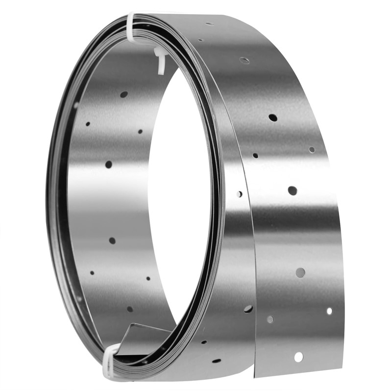 19.6ft x 2-3/8" Width Perforated Strap Tie Brace,304 Stainless Steel
