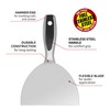 Putty Knife Set,4 PCS 2",3",4",6" One Piece Premium Polished All-Stainless