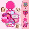 Mebtmel Heart Shape for Kids Makeup Kit, Real, Non Toxic,