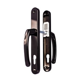 TSS UPVC Door Handles Lever/Lever 92mm PZ (Centres) 210mm Screw to ScrewBackplate 242mm X 34mm UPVC Door Handle External Door Handle White Replacement UPVC Door Handles (White)