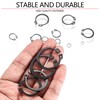 350 Pcs Circlips Set, E-Clips Snap Rings, External Retaining Ring