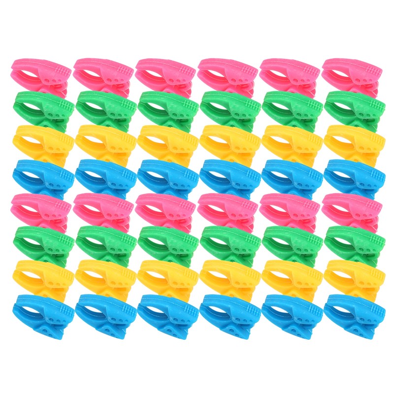 48Pcs Clamp Thread Saver Organizing Silicone Bobbin Clip Spool Sewing