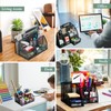 UMILKI 2 Piece Desk Organiser with Pen Holder Set, Metal