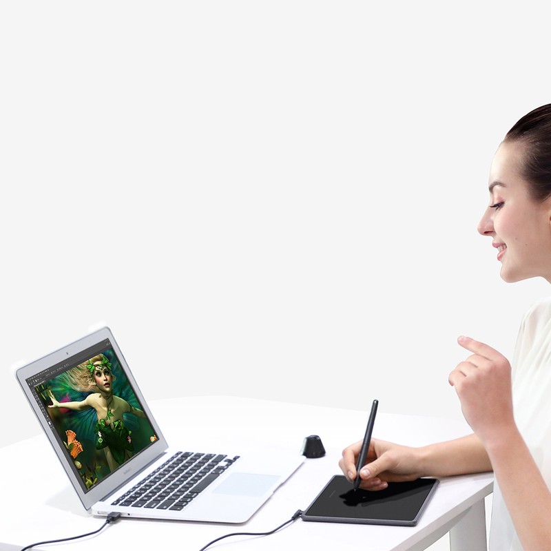 Huion H430P Graphics Tablet Drawing Tablet with 4096 Levels Pressure
