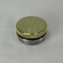 VENTED or NON-VENTED Motorcycle BRASS Gas/Fuel Tank Cap - STEEL Stepped Bung - Harley Chopper Bobber Cafe Racer