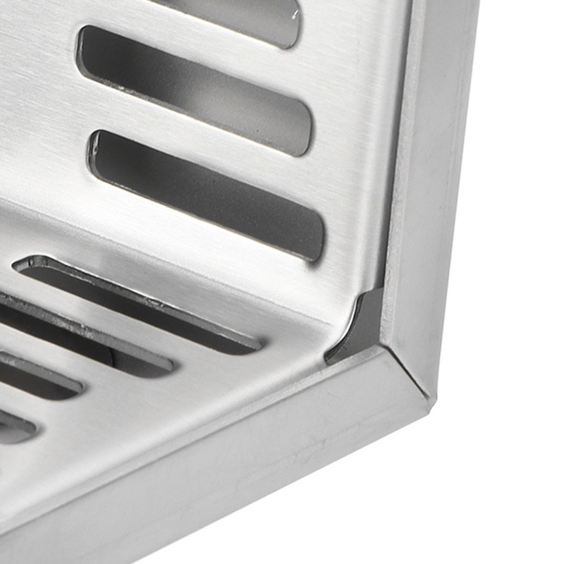 Corner Floor Drain L Shape Stainless Steel Wear Resistant Durable