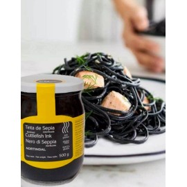 Nortindal Cuttlefish Ink (500g / 1 lb) Product of Spain 2 PACK (1000 g Total)