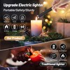 VEHHE Rechargeable Lighter, Windproof Flameless Extended Electric Candle Lighter with
