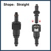 INFINAUTO 7.89mm SAE to 8mm Straight Fuel Hose Quick Release