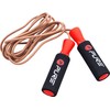 Pure2Improve - Springseil aus Leder, Fitnessseil zum Springen, Schwarz/Rot, P2I201200