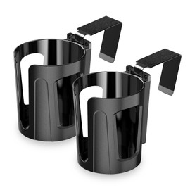 LITTLEMOLE - 2 soportes grandes para puerta de coche, reposabrazos de vehículo para casi cualquier tamaño de botella o lata