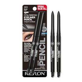 Revlon ColorStay Lápiz delineador de ojos impermeable, a prueba de manchas, maquillaje de ojos con sacapuntas integrado, de larga duración, acabado ma