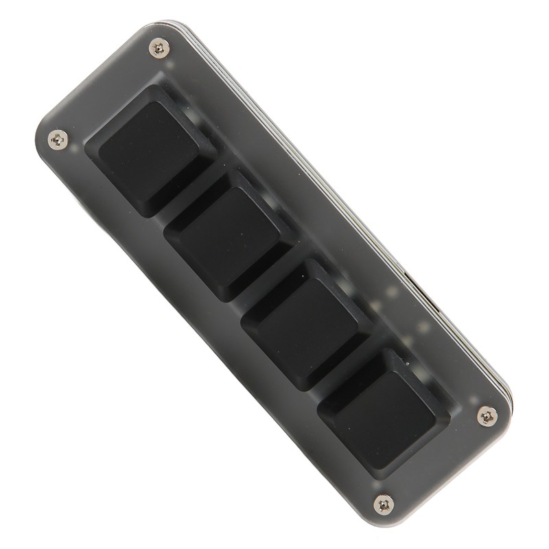 4 Fully Programmable Keys Mini Type C Wired One Handed