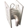 Multinautic Silver Galvanized Steel Connector Hinge