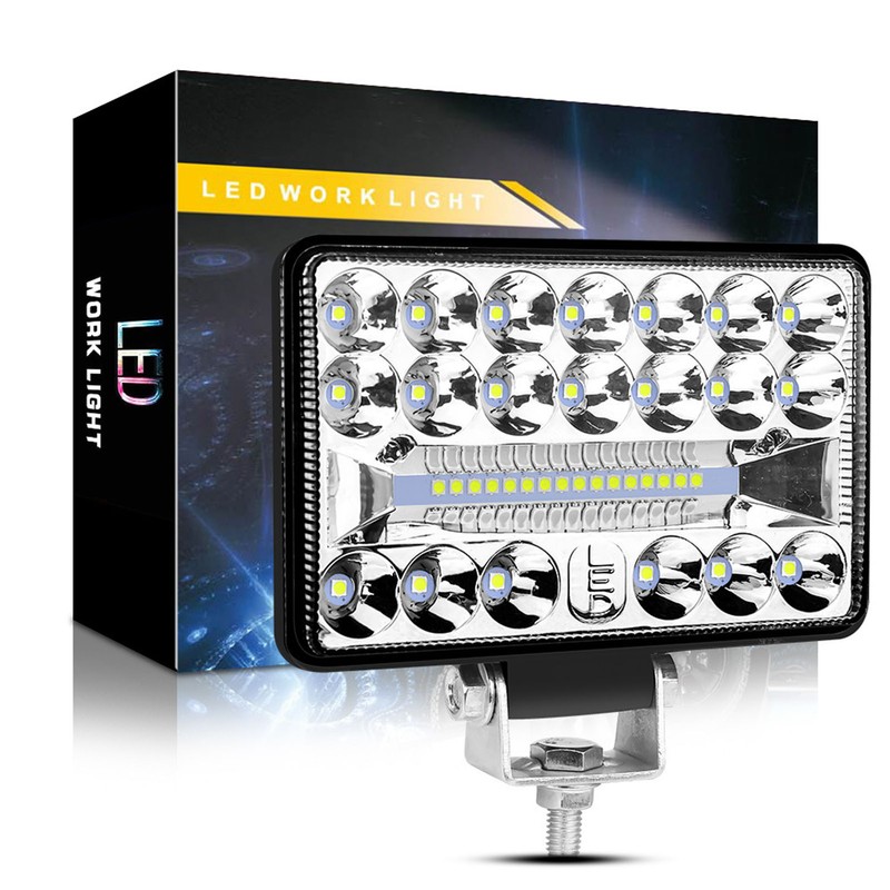 1Pcs 108W 5inch 6500K LED Work Light Fog & Driving