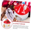Abaodam Cooling Ceramic Hamster Nest Mushroom Shaped Hideout for Chinchillas