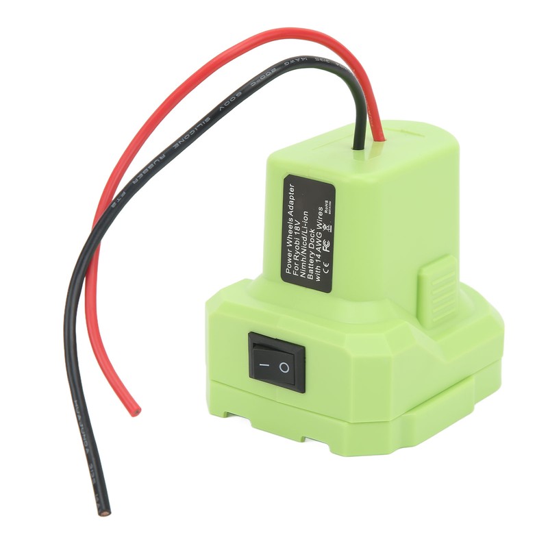 Battery Adapter Converter Dock Power Connector 14AWG with Switch for