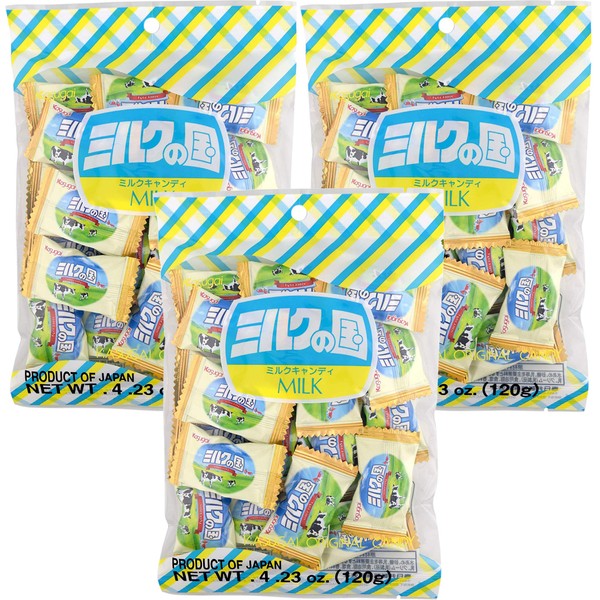 Kasugai Milk no Kuni Candy 4.23oz (3 Pack)