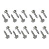 E-Track Wood Screw 20 Piece Fastener Set (1/4"x1" Washer Head