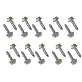 E-Track Wood Screw 20 Piece Fastener Set (1/4"x1" Washer Head Lag)