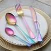 Evanda Portable Utensils, Travel Camping Cutlery Set, Stainless Steel Flatware