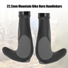 22.2mm Mountain Bicycle Ox Horn Handbar Bilateral Locking Durable Rubber