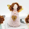 GUMEI Christmas Ornaments Christmas Tree Topper Plush Fairy Angel Treetop