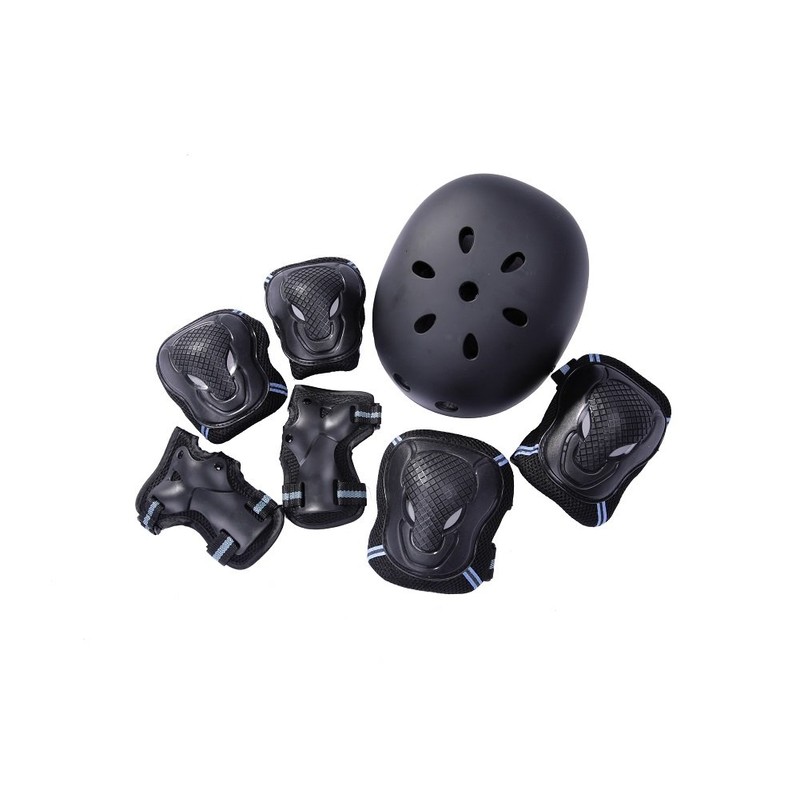 edunamay Helmet Protector 3 Piece Set (Elbow, Knee, Wrist) Set,