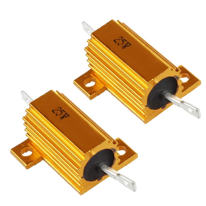 Mdurian 2 x 25 W 2 Ohm 5% Aluminium Casing