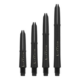LSTYLE Dart Shafts Carbon | Medium 260 | 1 Set (3 Shafts) | for Soft Tip & Steel Tip Darts