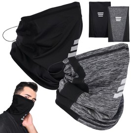 2 Pieces Neck Scarf Bandana, Fishing Scarf, Men'S Bandana, Neck Cooling Scarf, Summer Scarf For Men, Cycling Mask, Cycling Scarf