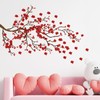 FuFUQUARE - Pegatinas de pared, diseño de flores de ciruelo