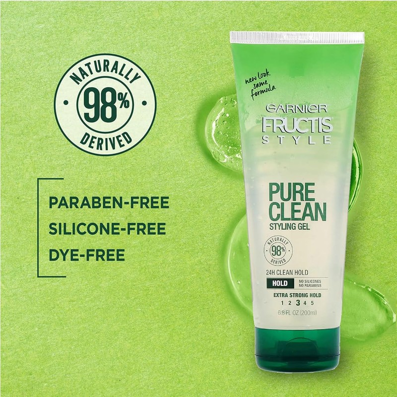 Garnier Fructis Style Pure Clean Styling Gel, 20.4 Fl Oz