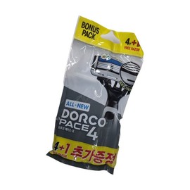 PACE4 PACE4 4-blade razor portable hypoallergenic hard coating, 1 piece / PACE4 페이스4 4중날 면도기 휴대용 저자극 하드코팅, 1개