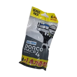 PACE4 PACE4 4-blade razor portable hypoallergenic hard coating, 1 piece / PACE4 페이스4 4중날 면도기 휴대용 저자극 하드코팅, 1개