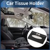 X AUTOHAUX Car Tissue Holder Car Tissue Box Organizer Rhombus