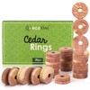 ecoKiwi Cedar Blocks for Clothes Storage - 28 Pack Cedar
