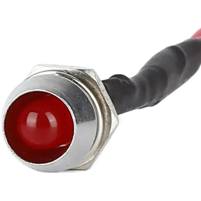 Vrabocry 10pcs 5mm LED Diode Light Diffused Frosted Round Lens